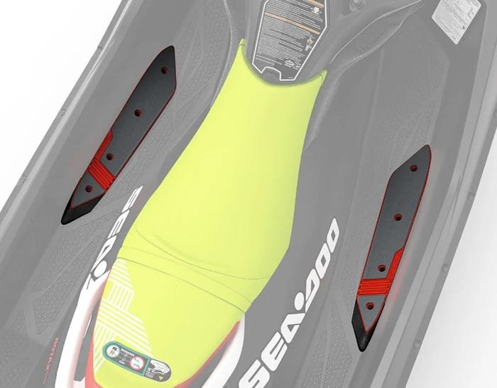 Sea-Doo Step Wedges For Spark 2024+ - 45 Degree Rear Footrest For Watercraft Tricks & Stability