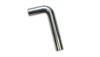 Vibrant 3in Oval (Nominal Size) T304 SS 45 deg VERTICAL Mandrel Bend 6in x 6in leg lengths main image 1